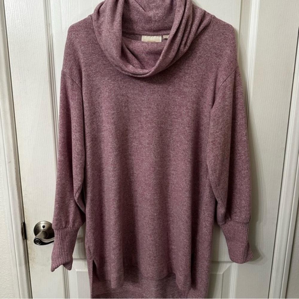 Maeve by Anthropologie knit cowl neck tunic sweater, size xsmall.